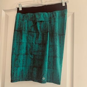 VINTAGE Core Shorts 9” in Teal Green and Black